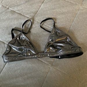 Metallic bralette